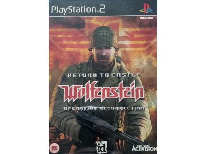 PS2 Return to Castle Wolfenstein Operation Resurrection