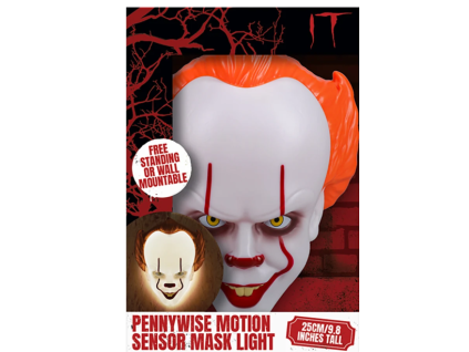 Světlo It Pennywise Maska se senzorem 25cm