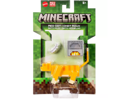 Figurka Minecraft Red Tabby Cat 8cm