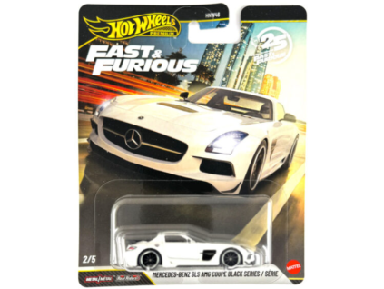 Hot Wheels Premium Fast and Furious Mercedes Benz SLS AMG Coupé Black Series