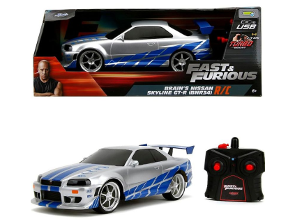 Auto RC Fast and Furious Brains Nissan Skyline 16 Nové