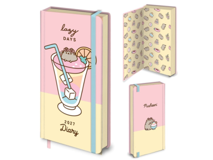 Diář Pusheen Slim 2027 Tropical