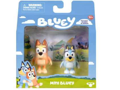 Set figurek Bluey Mini Bluey a Bingo