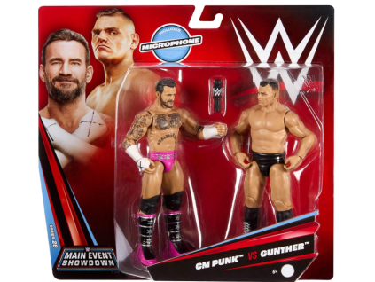 Figurky WWE Main Event Showdown CM Punk a Gunther
