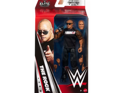 Figurka WWE Elite Collection The Rock OBAL