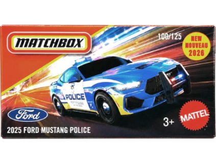 Matchbox 2025 Ford Mustang Police