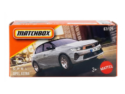 Matchbox Opel Astra šedivý