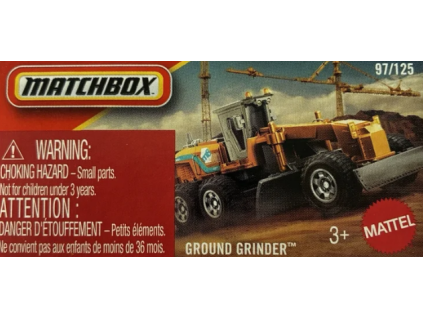 Matchbox Ground Grinder žlutý
