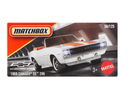 Matchbox 1969 Camaro SS 396 bílé