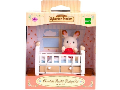 Sylvanian Families 5017 Králičí miminko s postýlkou