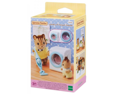 Sylvanian Families 5445 Automatická pračka a vysavač