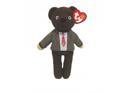 Merch plyšová hračka Beanie Babies Mr Bean Teddy Jacket and Tie