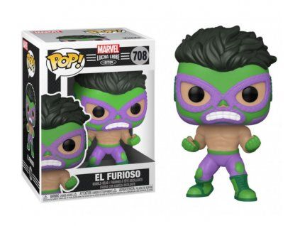 Merch Funko Pop! 708 Marvel Lucha Libre Edition El Furioso