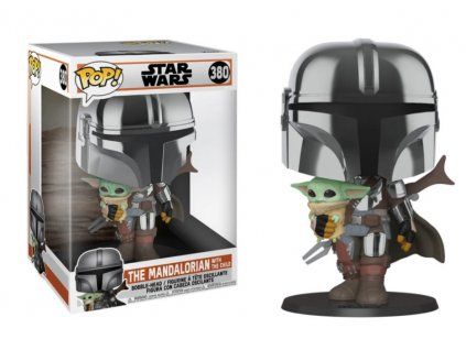 Merch Funko Pop! 380 Starwars Mandalorian Mandalorian With Child