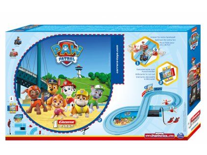 Toys Autodráha Carrera 1.first Paw Patrol Chase and Marshall On The Track