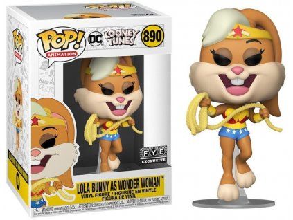 Merch Funko Pop! 890 Animation Dc Looney Tunes Lola Bunny As Wonder Woman