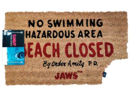 Merch Rohožka Jaws Beach Closed 60 x 40 cm