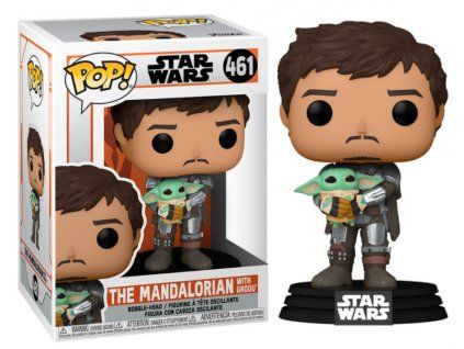 Merch Funko Pop! 461 Star Wars The Mandalorian The Mandalorian With Grogu