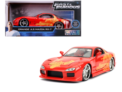 Toys Fast and Furious Orange JLS Mazda RX 7