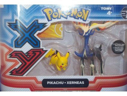 Toys Pokemon Pikachu and Xerneas X and Y
