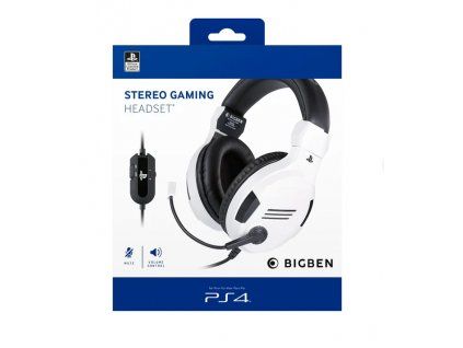 PS5 Official Bigben Stereo Gaming Headset V3 White Nové