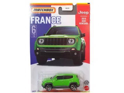 Toys Auto Matchbox France 2019 Jeep Renegade