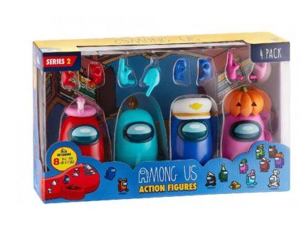 Merch Sada Figurek Among Us Action 4 ks 11,5 cm S2 Random