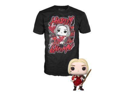 Merch Funko Set DC The Suicide Squad Harley Quinn Figurka a tričko vel. L