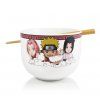 Merch Miska Naruto Ramen Bowl with Chopstick 414ml Team Seven
