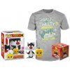 Funko Set Looney Tunes Sylvestre and Tweety Flocked Exclusive a tričko vel. S Nové