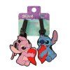 Štítek na zavazadla Lilo a Stitch Stitch a Angel 2ks