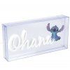 Neonové světlo Lilo a Stitch Ohana 15,5x30,5cm2