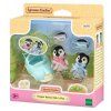 Sylvanian Families Baby tučňáci dvojčata s autíčkem