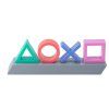 Světlo Playstation Ikony na šedé základně