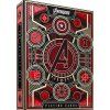 Herní karty Avengers The Infinity Saga červené
