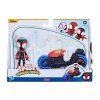 Figurka Marvel Spidey Miles Morales Motorcycle