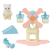 Sylvanian Families 5526 Zábavní park s větrným mlýnem a kotětem1