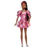 Barbie Deluxe Style Metallic Pink Hnědovláska1