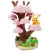 Figurky Pokémon Environment Set Spring Forest Caterpie a Pikachu 5cm1