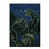 Puzzle Svět dinosaurů neon 100 XL dílků1