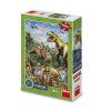Puzzle Svět dinosaurů neon 100 XL dílků