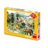 Puzzle Život Dinosaurů 100 XL dílků