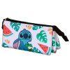 Penál Stitch a žába trojité pouzdro1