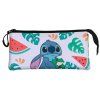 Penál Stitch a žába trojité pouzdro