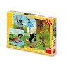 Puzzle Krteček a kalhotky 3x55dílků