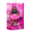 Barbie Deluxe Style Modelka v černém topu a růžové sukni1