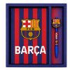 Zápisník s propiskou FC Barcelona