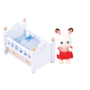 Sylvanian Families 5017 Králičí miminko s postýlkou1